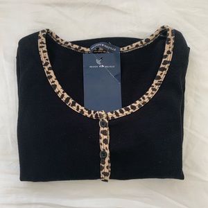 Cheetah Print Zelly Top